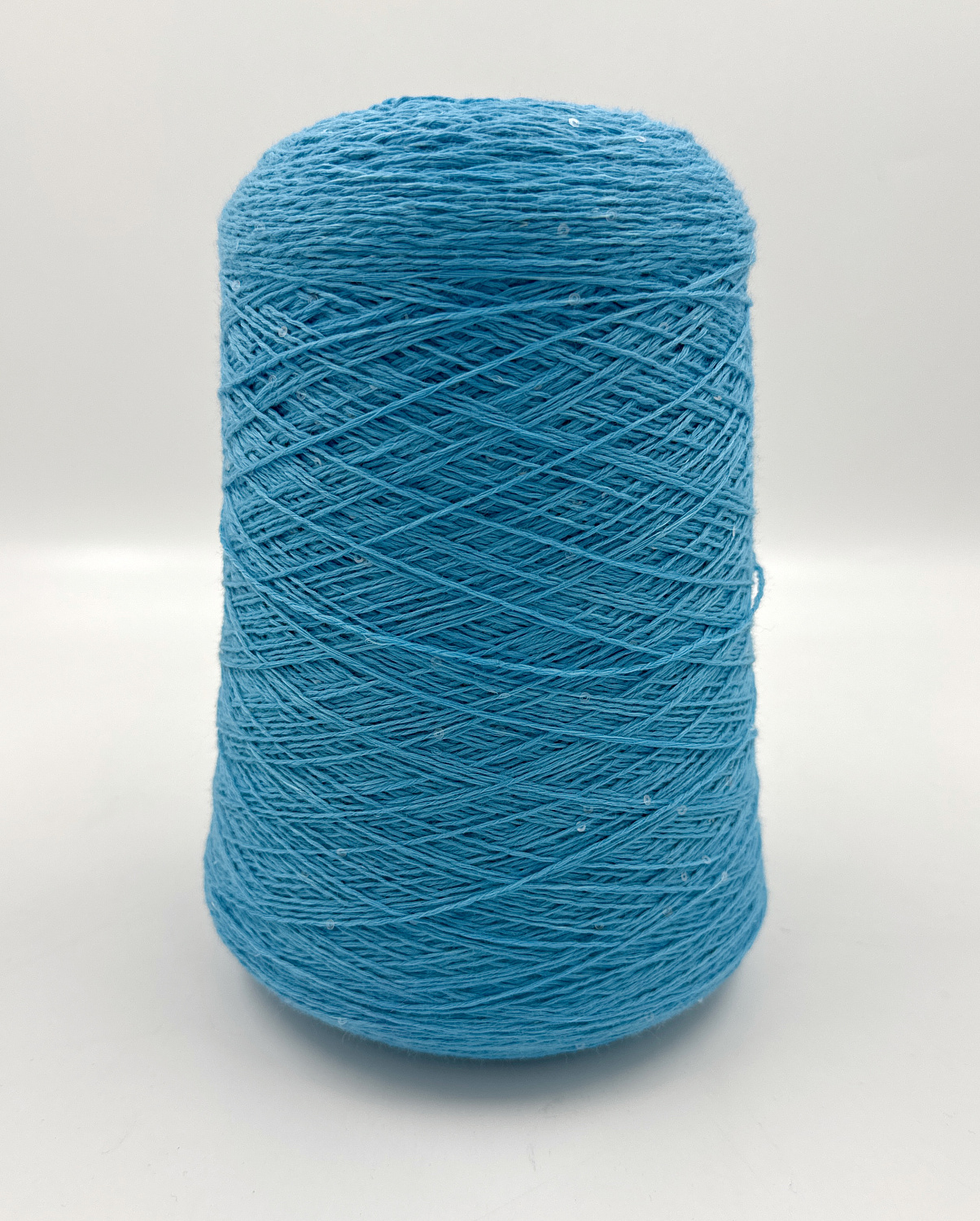 Пряжа Merino Paillettes, Italia, меринос, цвет ярко-голубой